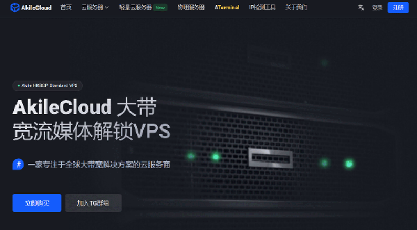 10Gbps口子+无限流量！AkileCloud香港HKLite测评：移动用户的快乐老家-主机达人